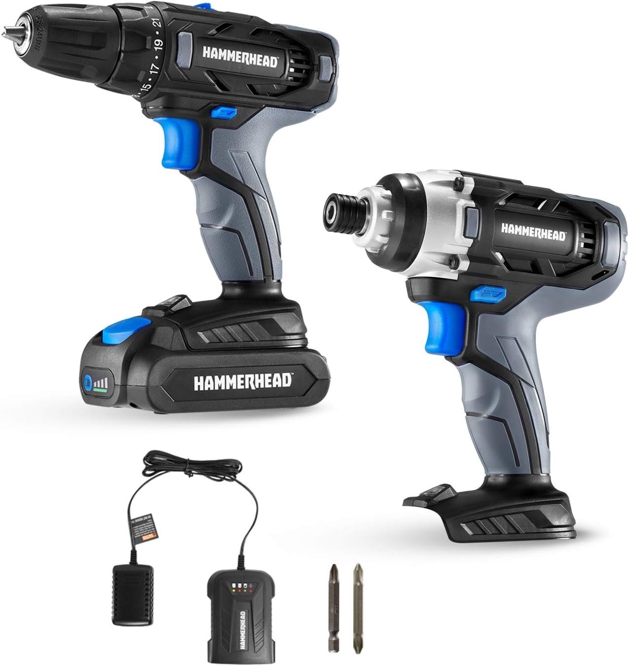 Compact 20V Combo: Drill, Impact Driver, Battery