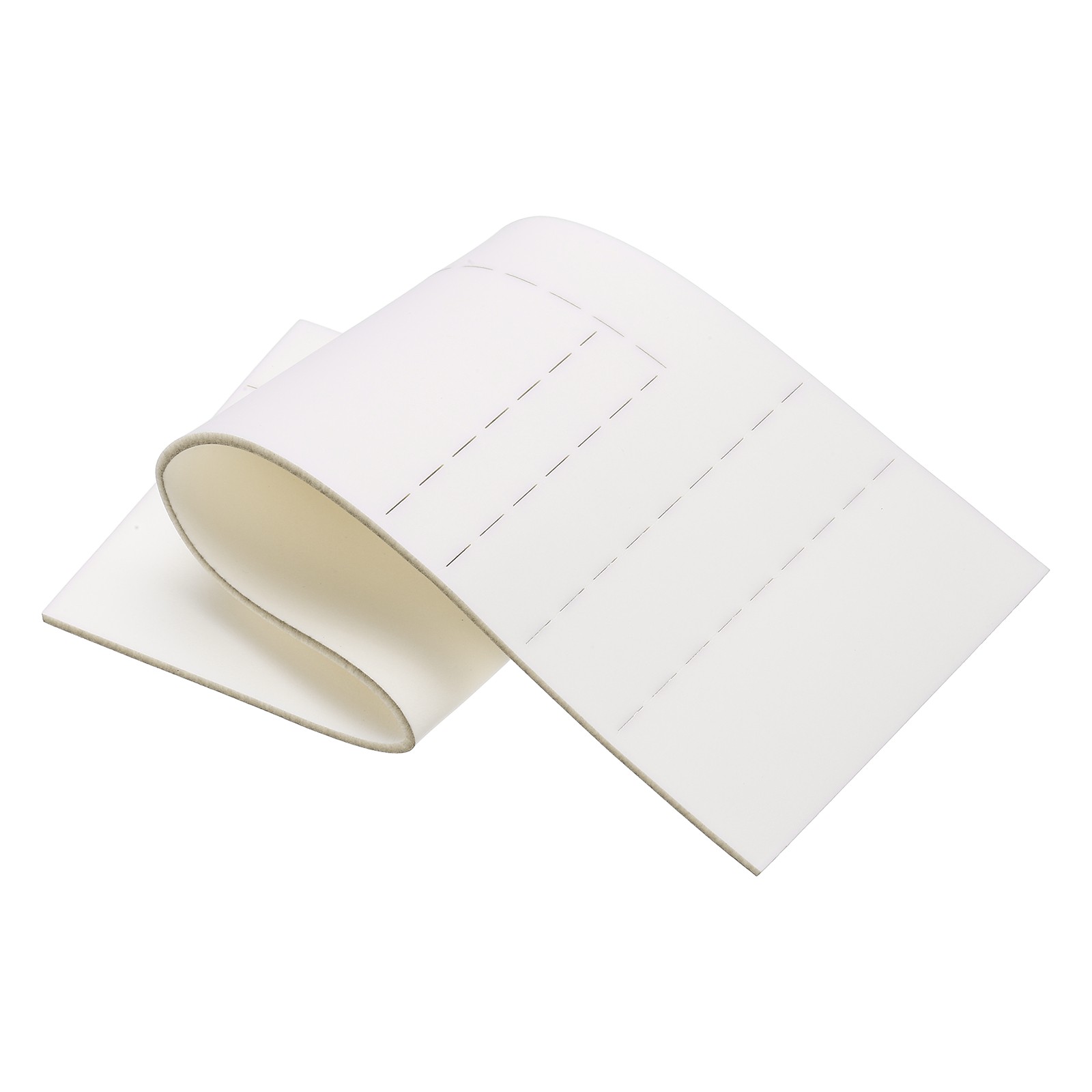 5.1 x 17 x 0.12 Inch Keyboard Foam, Sound Dampening Foam, White