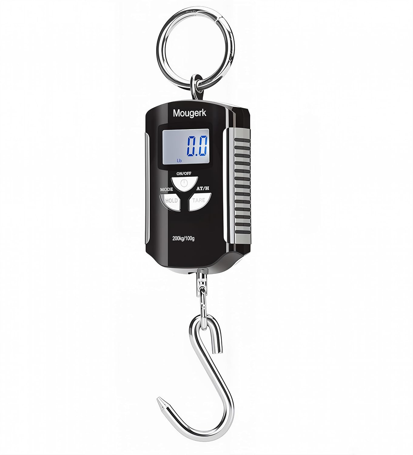 Digital Hanging Scales 440Lb 200Kg Heavy Duty Weight Scale 2 AAA Batteries(Not I