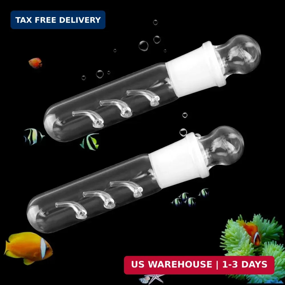 2 Pack Clear Glass Planaria Trap Catch Trap Aquarium Cleaning Supply for Dwarf S