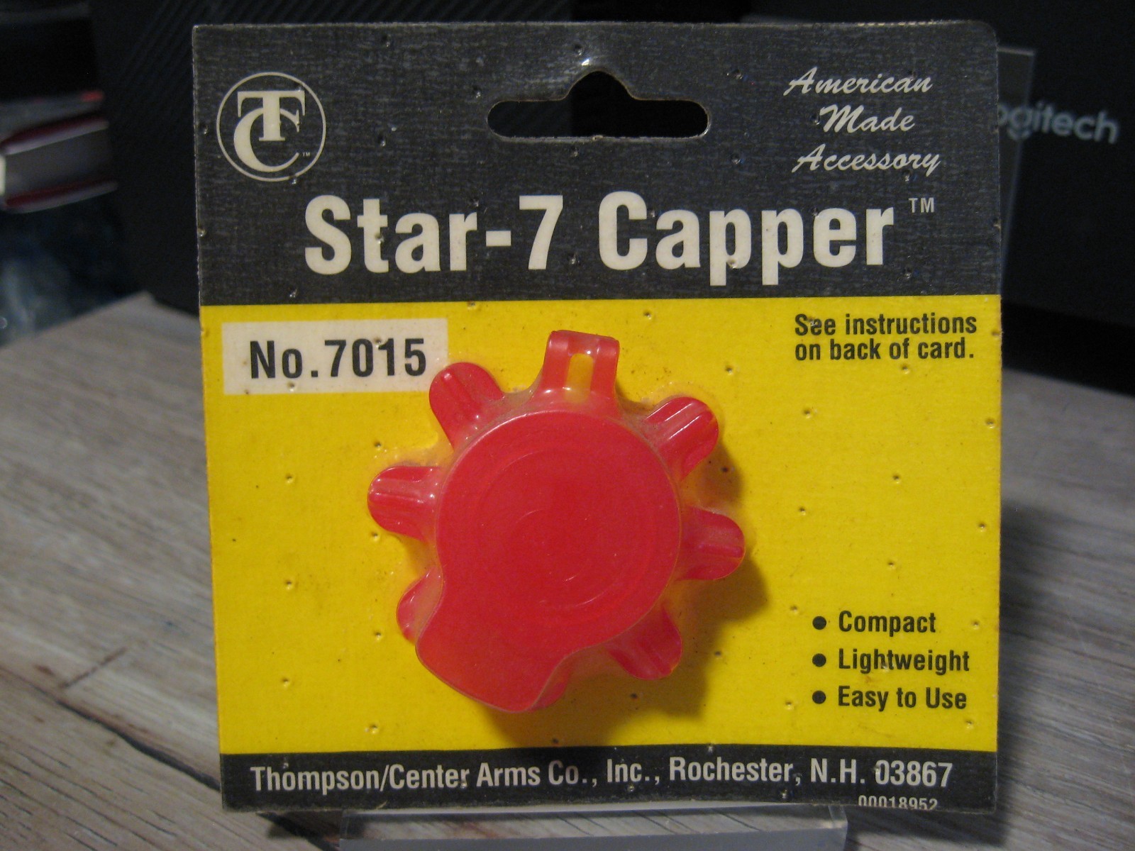 T/C Muzzleloader - Red - Star-7 Capper - Light Weight Cap Storage - 7015