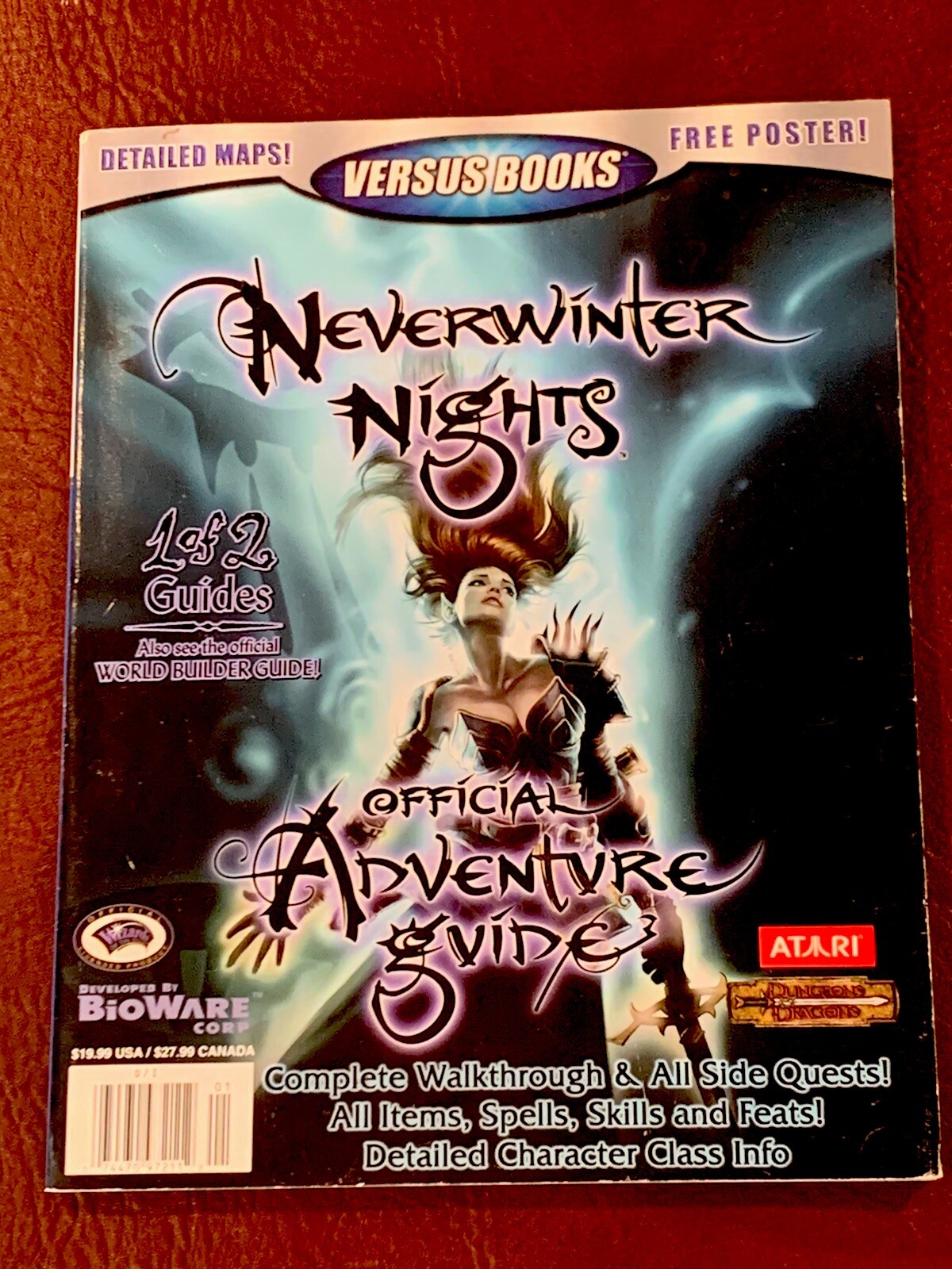Neverwinter Nights Versus Books Bioware Corp Complete Walk-through + Poster VGC