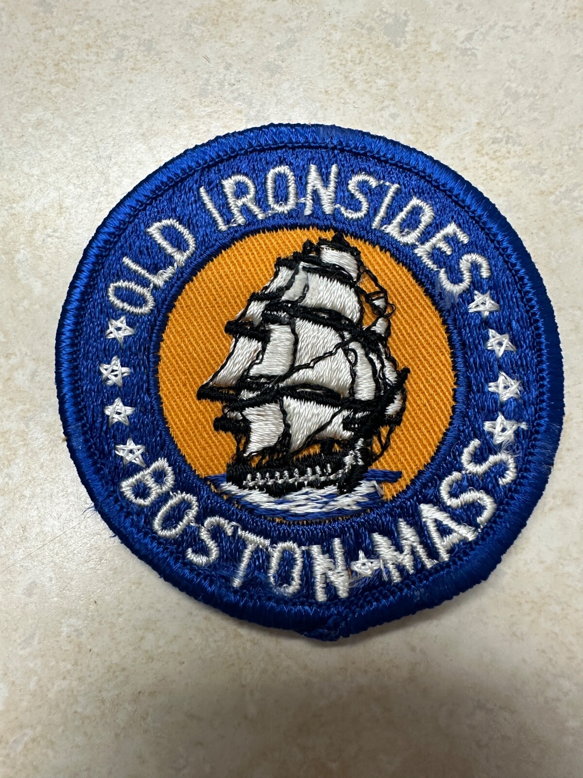 Vintage US Navy Old Ironsides Boston Mass. Patch