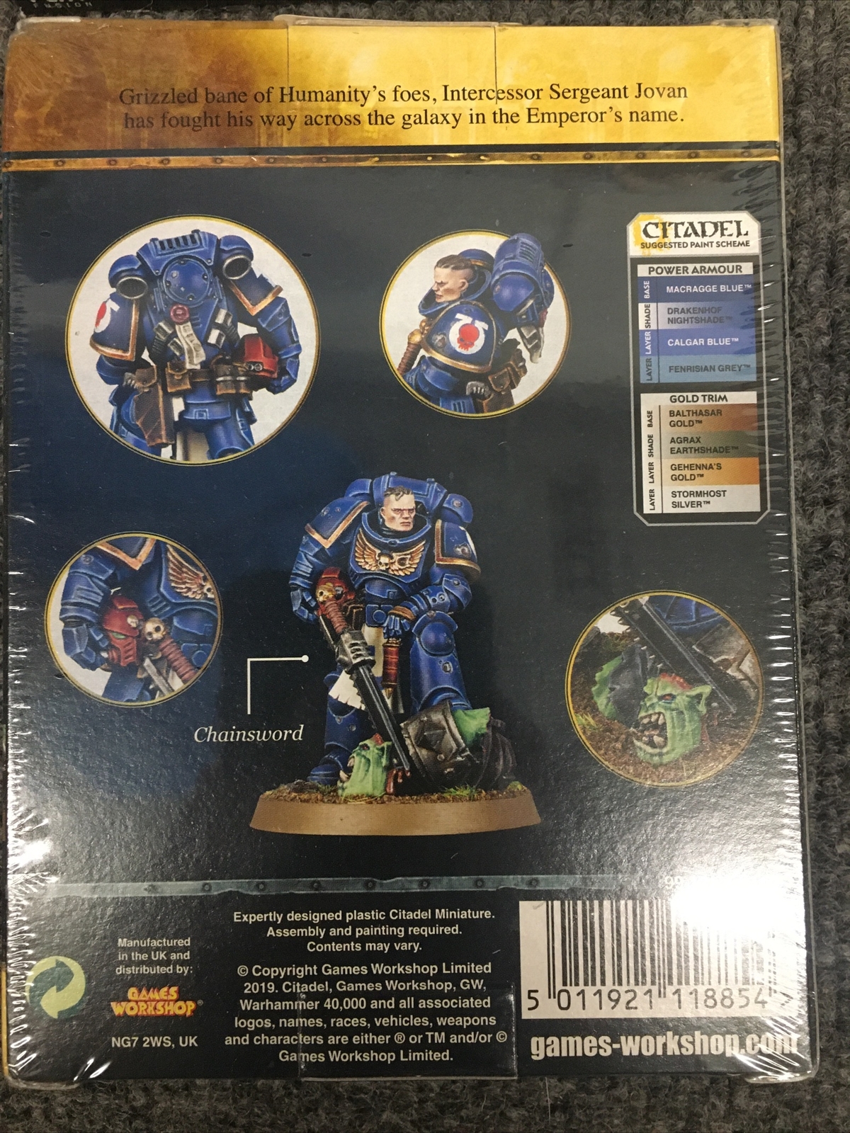 Sergeant Jovan Warhammer Space Marines Primaris Anniversary Birthday OOP NIB
