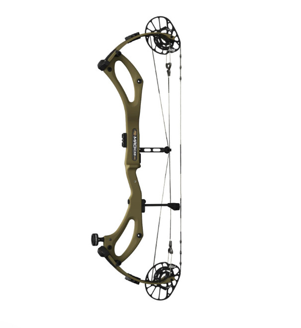 PSE Mach 33 FDS 70 Pound Right Hand OD Green Carbon Hunting Bow Right Hand New
