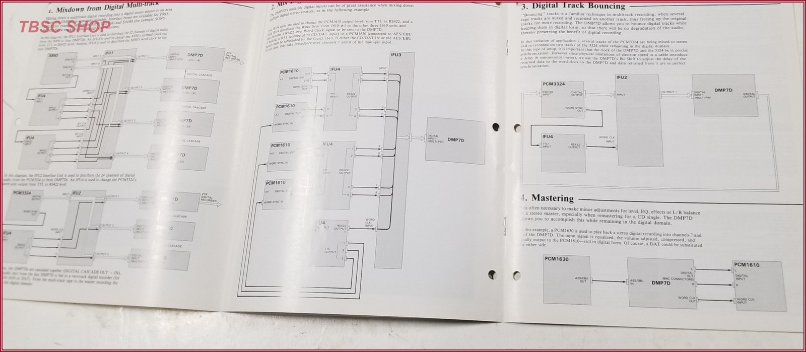 Yamaha DMP7D Digital Mixing Processor Engine Sales Brochure