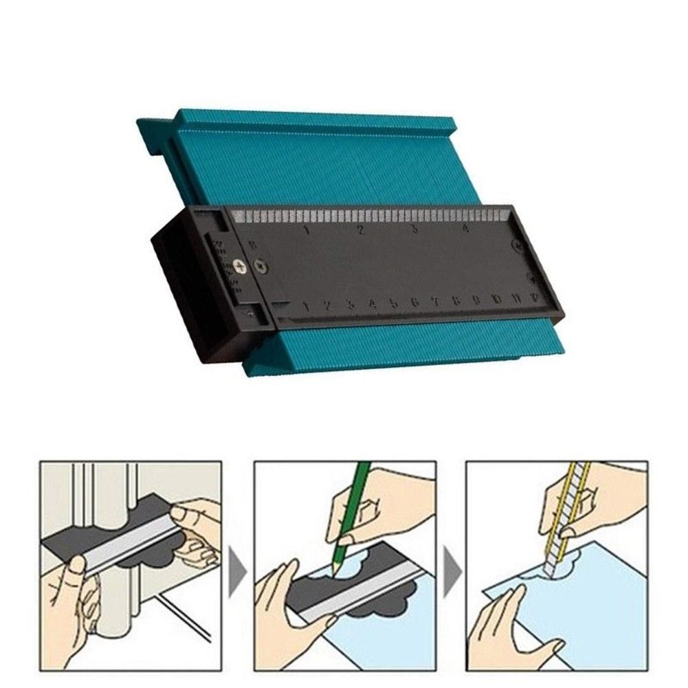 ABS Contour Profile Copy Gauge 0-120mm Measuring Range Device Uneven Contour S