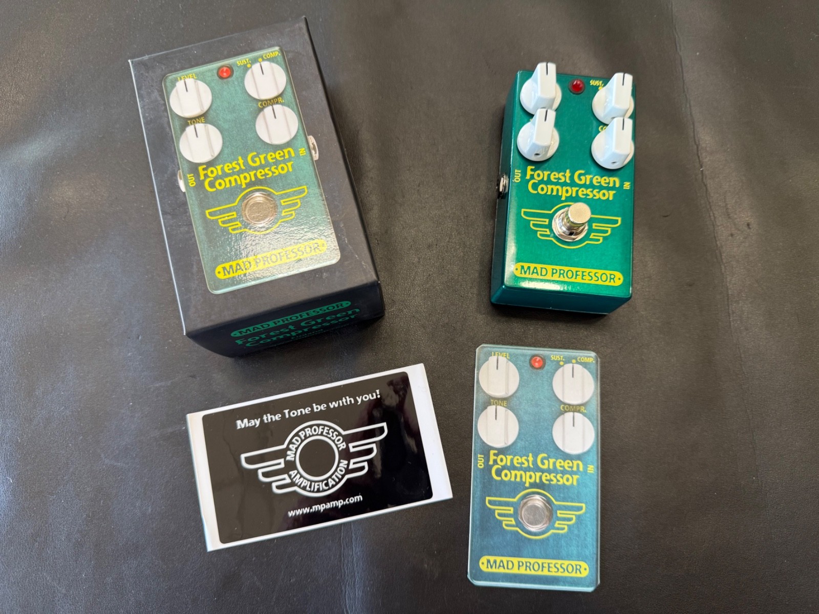 Mad Professor Forest Green Compressor Pedal- New!