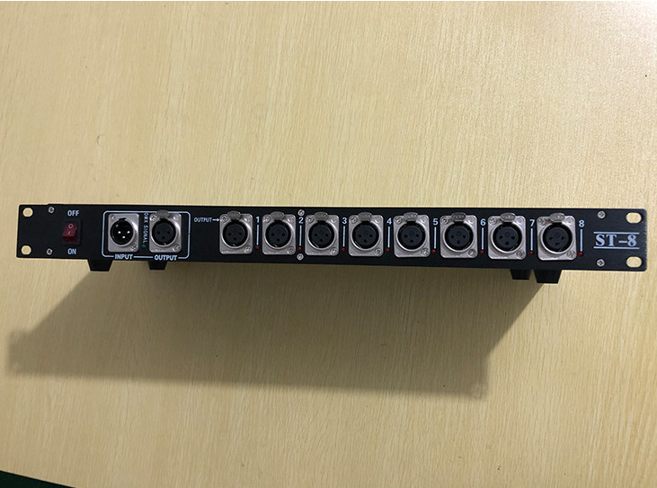 8CH DMX Splitter Stage Light Controller Signal Amplifier DMX Distributor