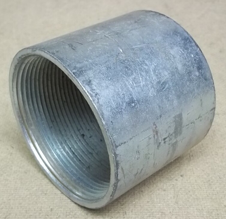 Conduit Coupling 3in Steel Threaded