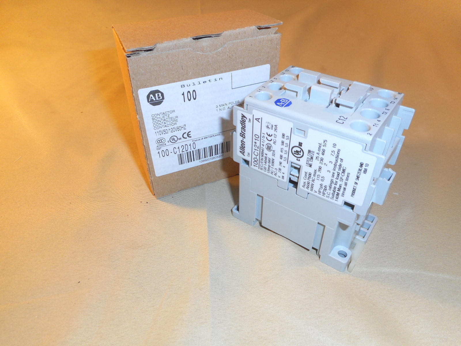 Allen Bradley 100-C12D10 contactor, 120V (NIB)