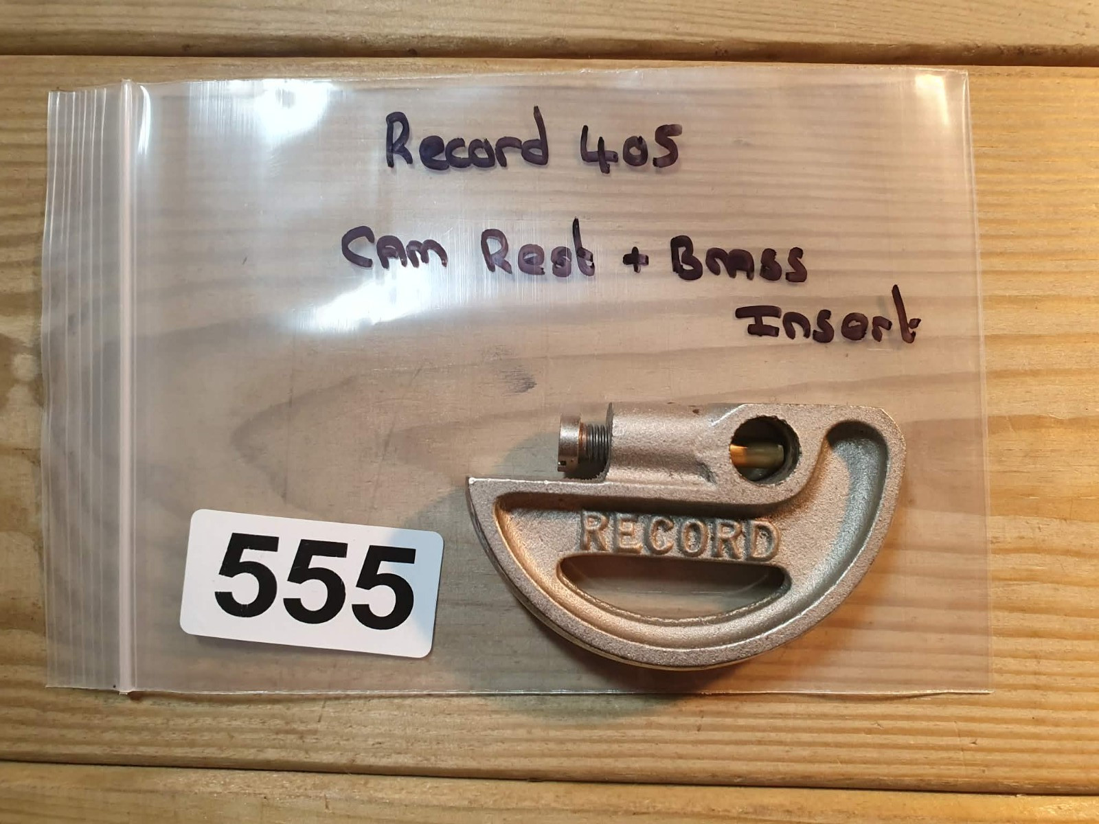 Vintage Record 405 Plane Cam Rest Old Woodworking Hand Tools Carpentry Tool