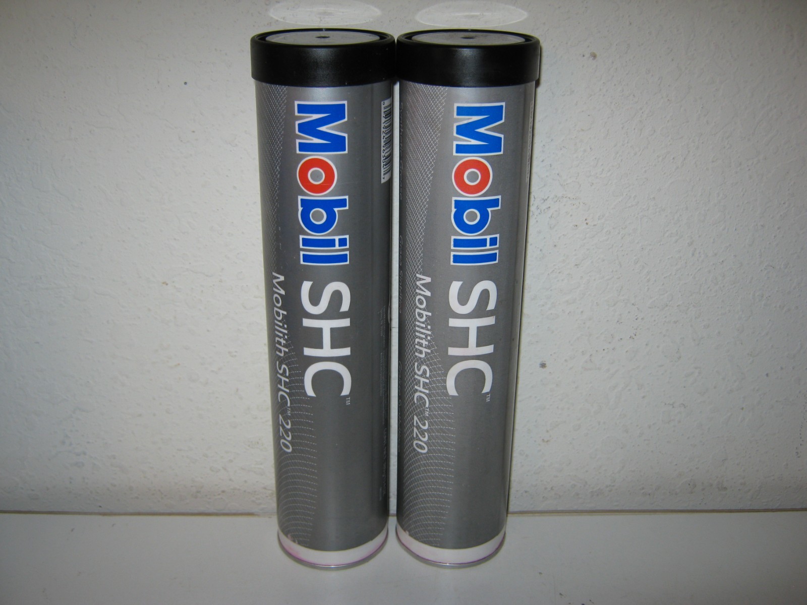 TWO {2} MOBIL 13.4 OZ MOBILITH SHC 220 GREASE TUBES-121952-FREE SHIP-BIN 7