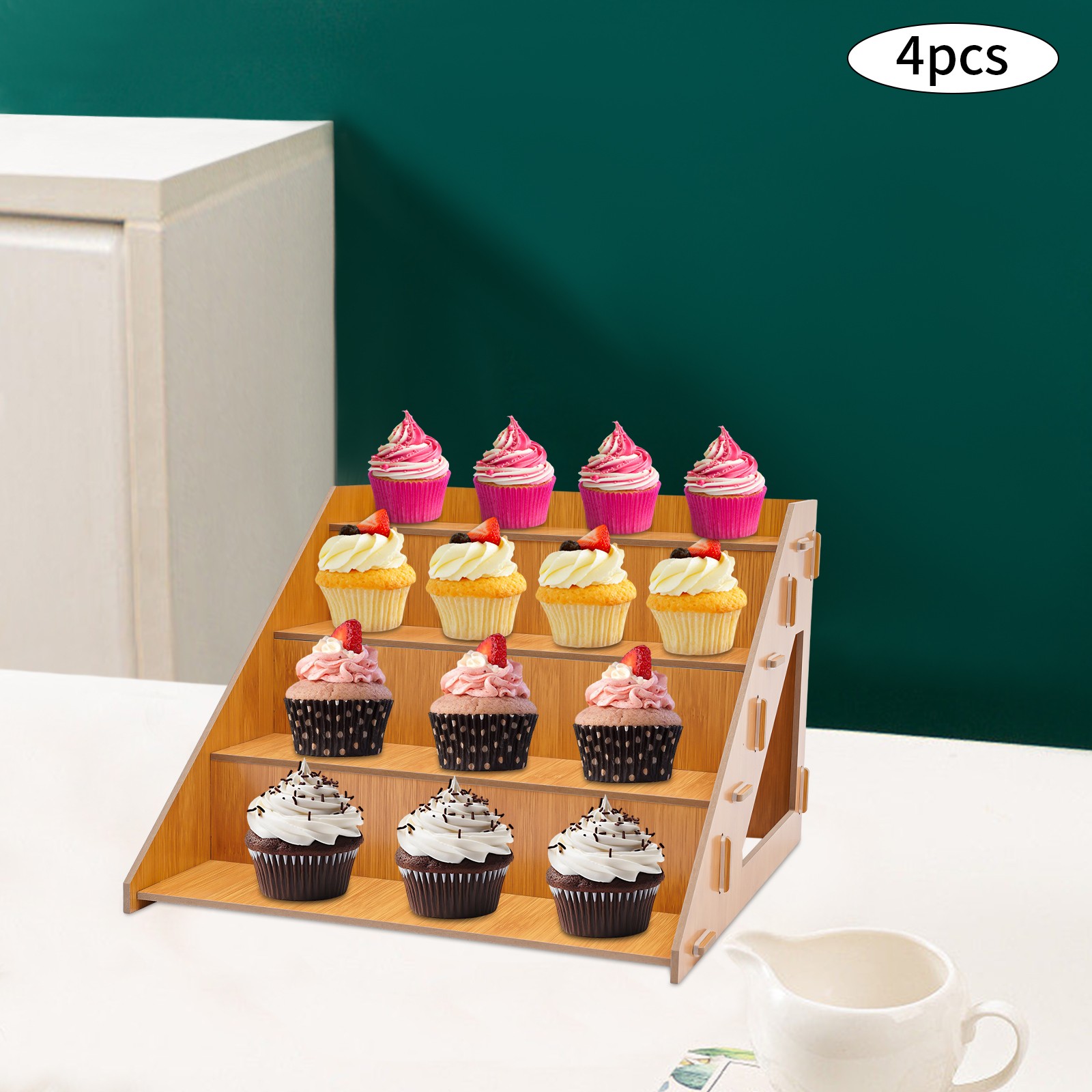 4 Tier Retail Display Rack, Display Rack, Tabletop Display Stand