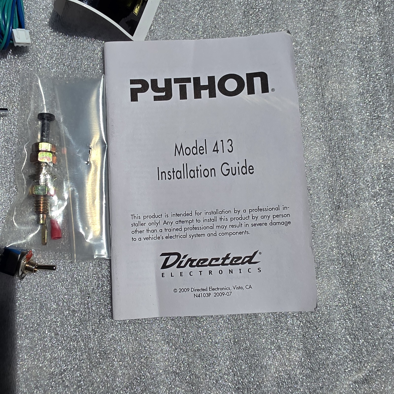 Python 413 Remote Start System, 2 EZSDEI474P, 2 codes Remotes. Unused In Box.