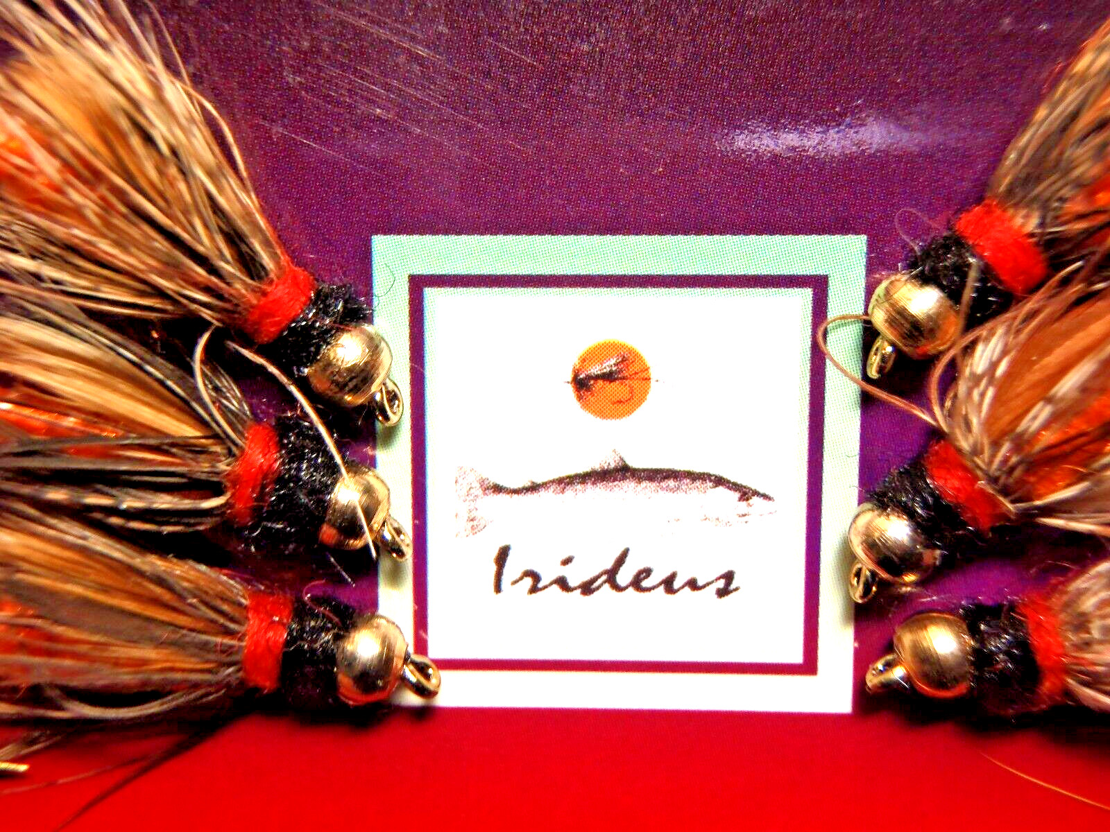 Irideus Orange Caddis Bomb Fall Steelhead Caddis Trout Fly Fishing Flies