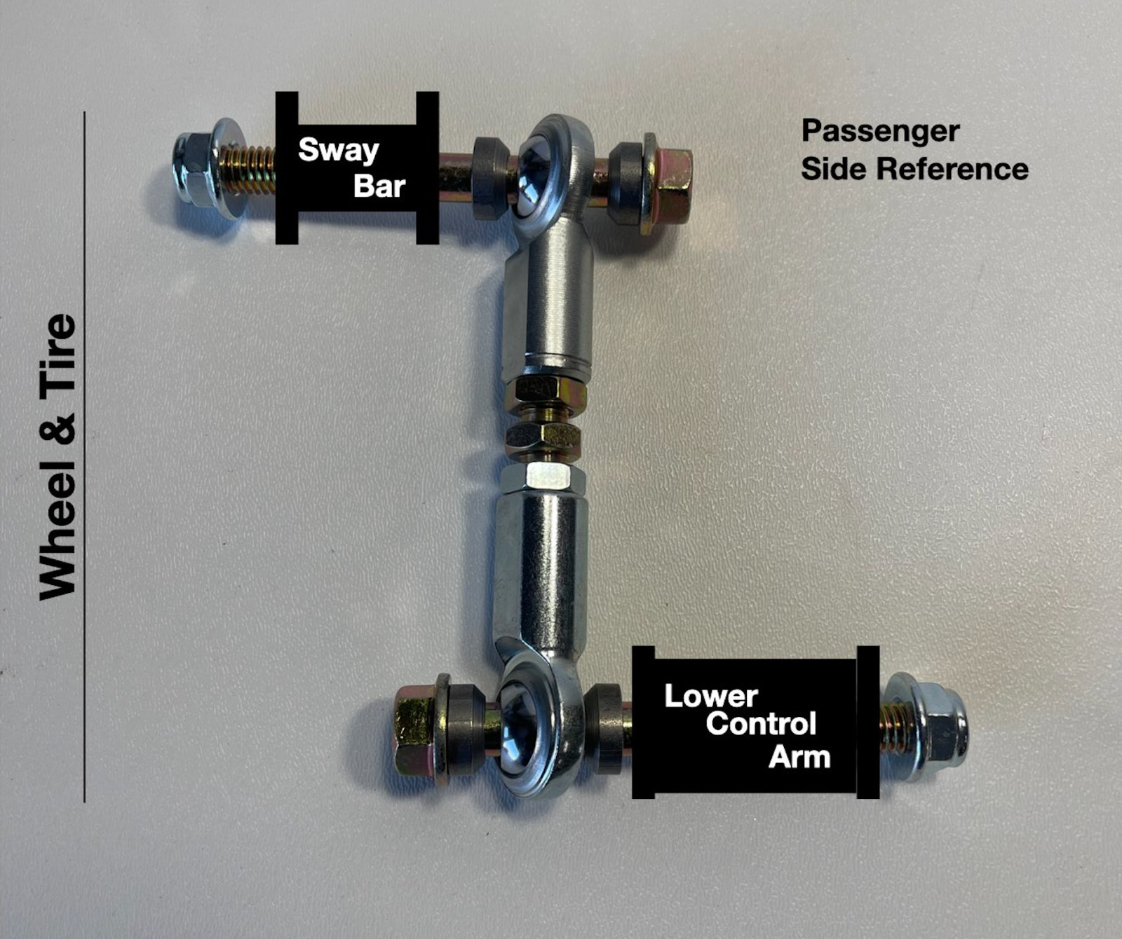 C4 Corvette Front Sway Bar Link Adjustable Heim Joint Kit 1988-1996