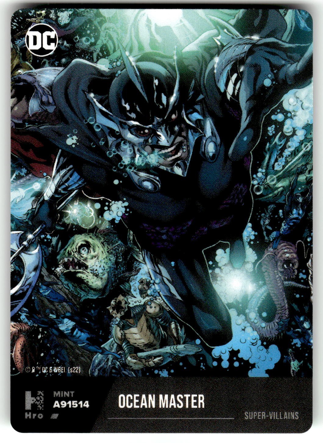 2022 DC Physical Card - Ocean Master Super-Villains