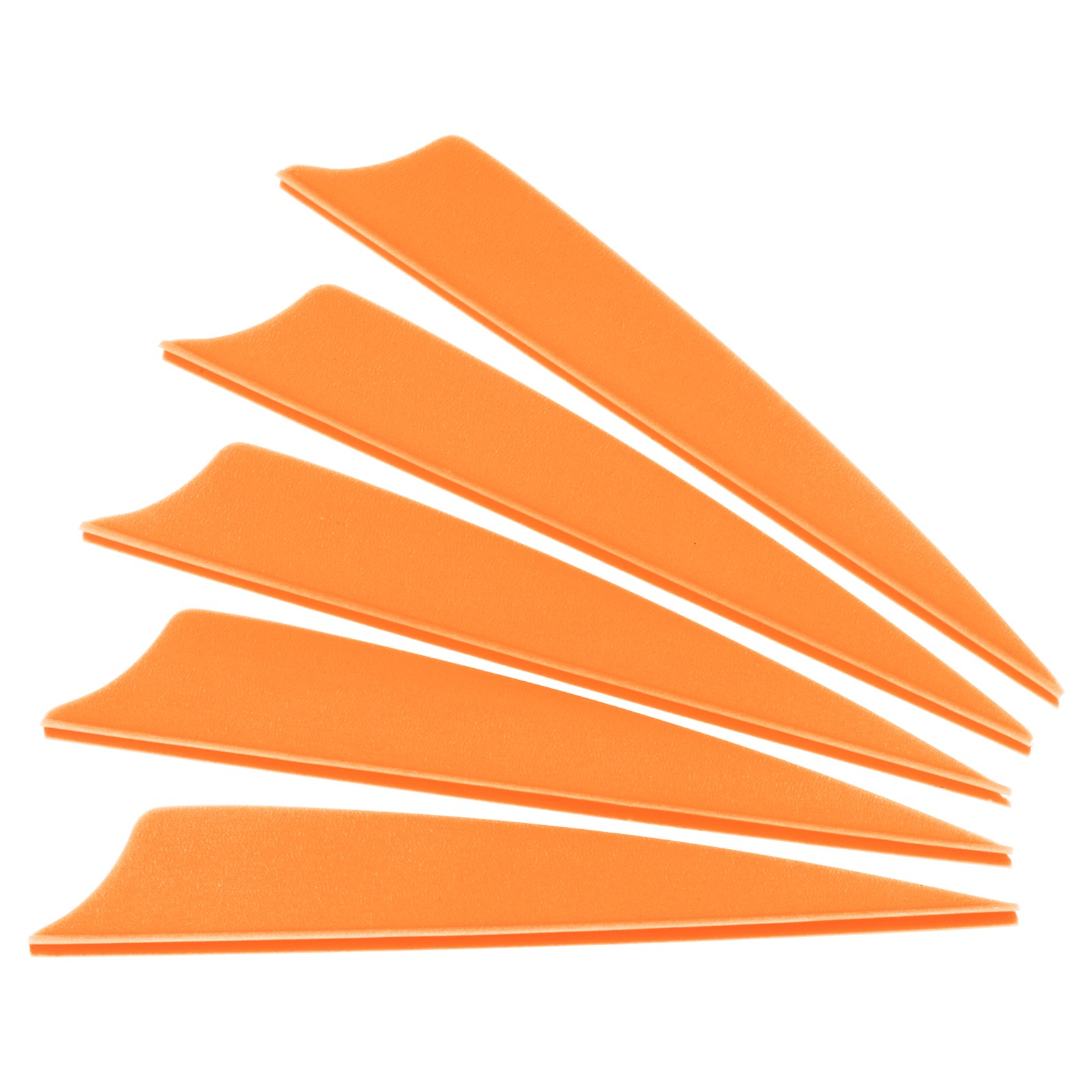 50pcs Arrows Vanes 3 Inch Archery Fletching Arrow Fletch Wing Shied Cut, Orange