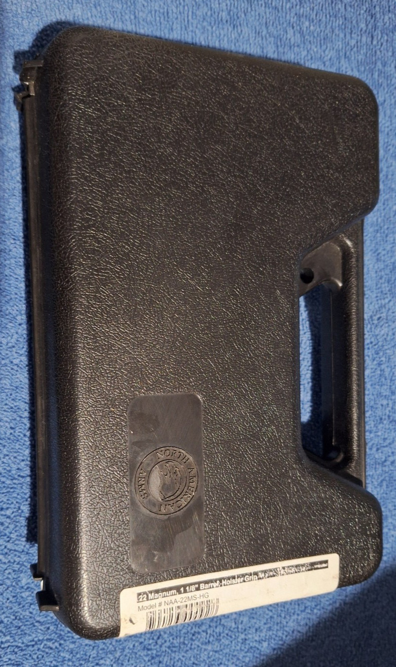 North American Arms 22MS-HG Pistol Gun Case w/Papers