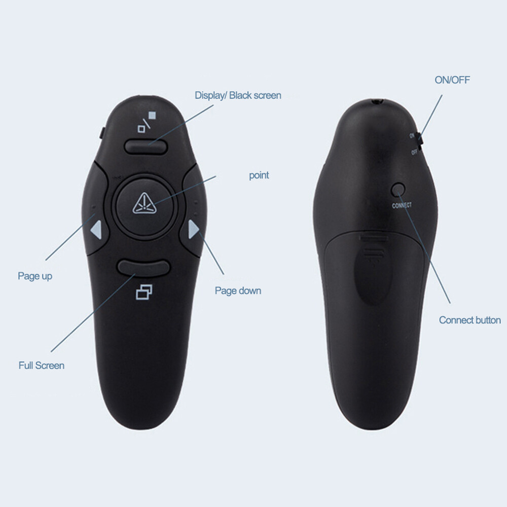 Wireless USB PPT Flip Pen Pointer Clicker Presenter Remote Control for Teacher