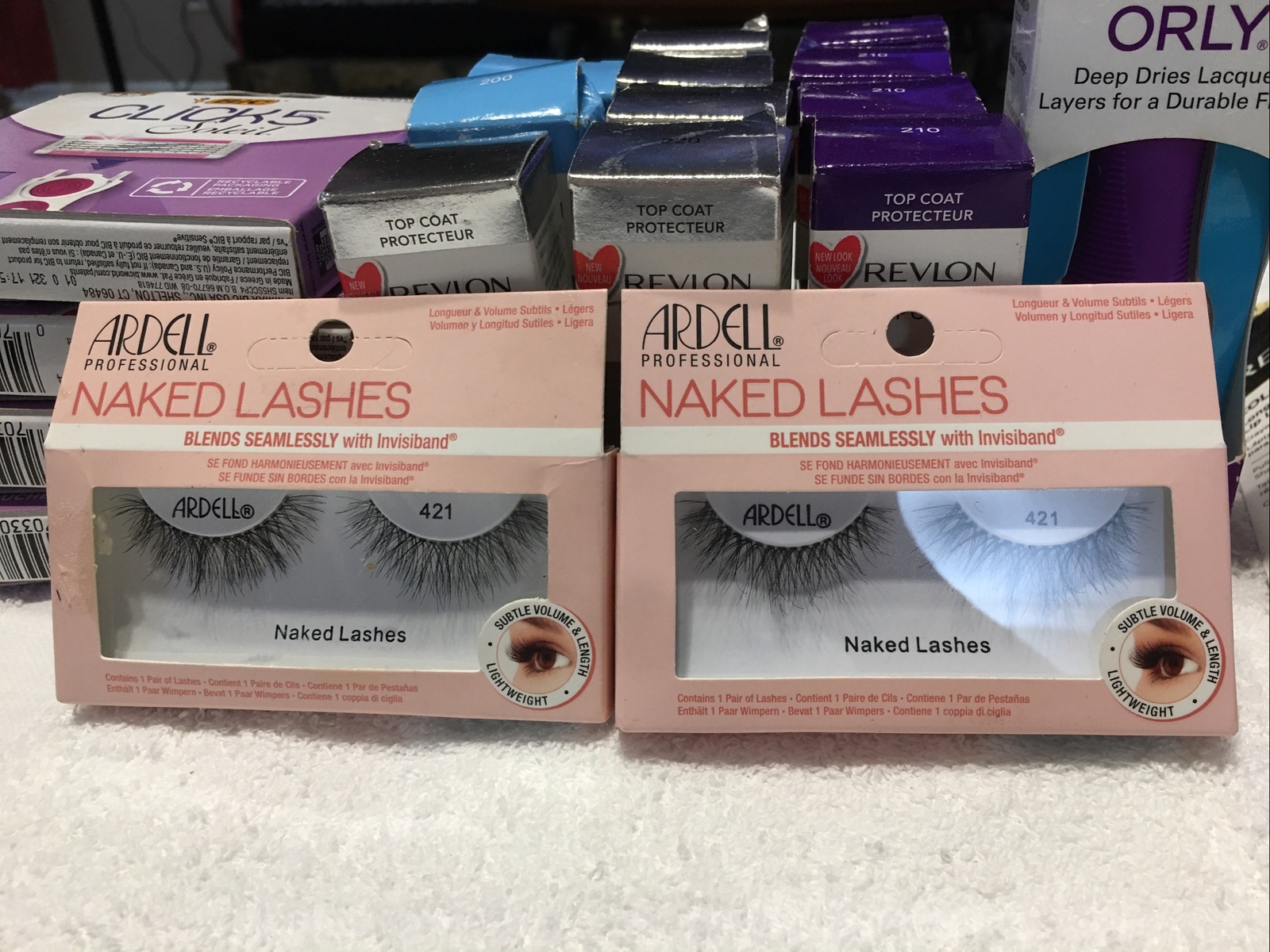 Ardell Naked Lashes (2 Pack)  #421 Blends Seamlessly W/Invisiband New