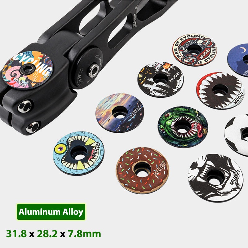 Aluminum Alloy Headset Stem Top Cap Cover Mountain Bike Bicycle Front Fork Stem