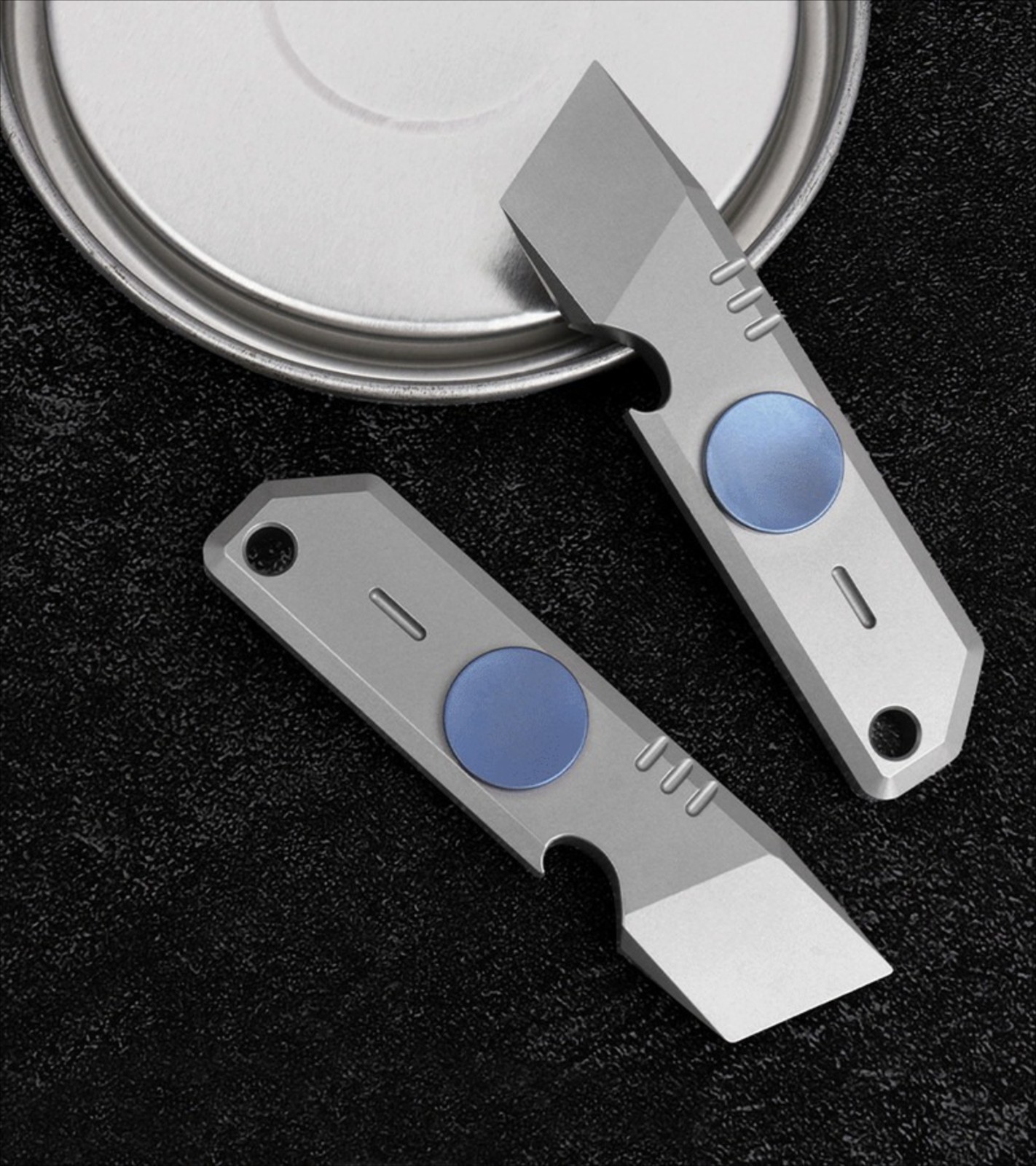 Titanium Alloy EDC Pocket Pry Bar Crowbar Opener Multi Tools Fingert Spinner Toy
