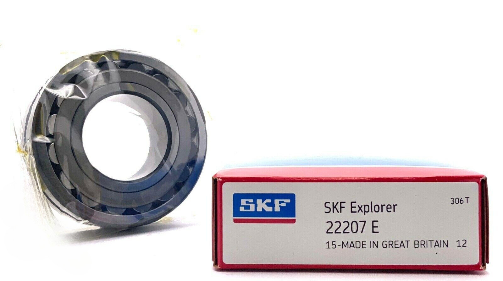 NEW SKF 22207E Spherical Roller Bearing - 35 Mm ID 72 Mm OD, 23 Mm Width