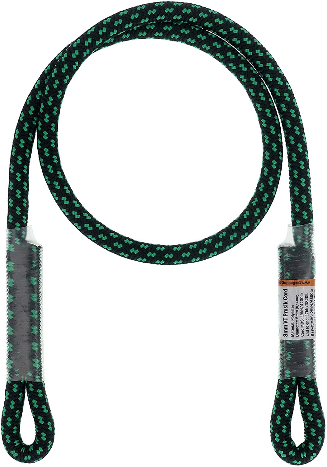 8Mm (5/16") Prusik Swen Eye-To-Eye Pre-Sewn 30 Inch / 45 Inch