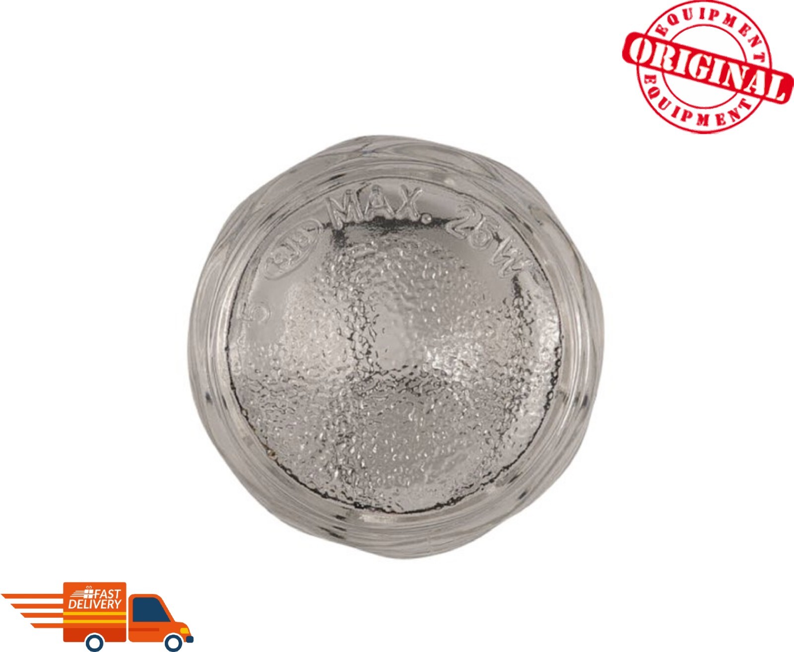 OEM W10412722 Apprx. Dia. 1.3" Whirlpool Original Light Lens Cover WPW10412722