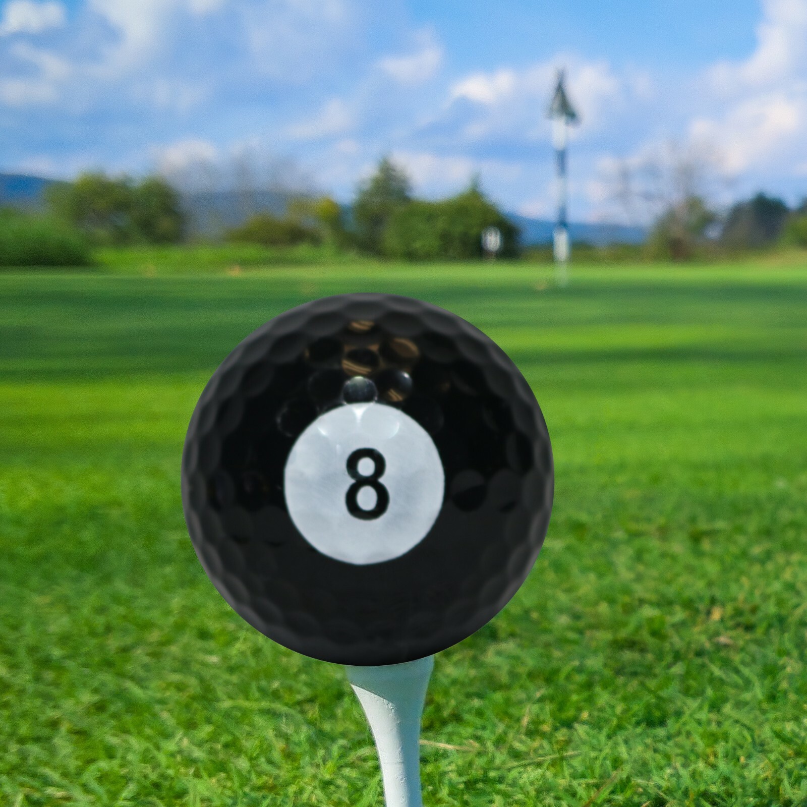 Eight Ball Golf Balls 3 Pack - Great Gift Idea