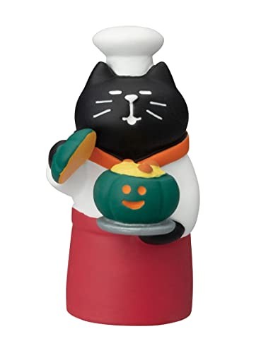 Decore Concombre Black Cat Chef Pumpkin Gratin 30 x 35 x 58mm (ZHW-86010H)