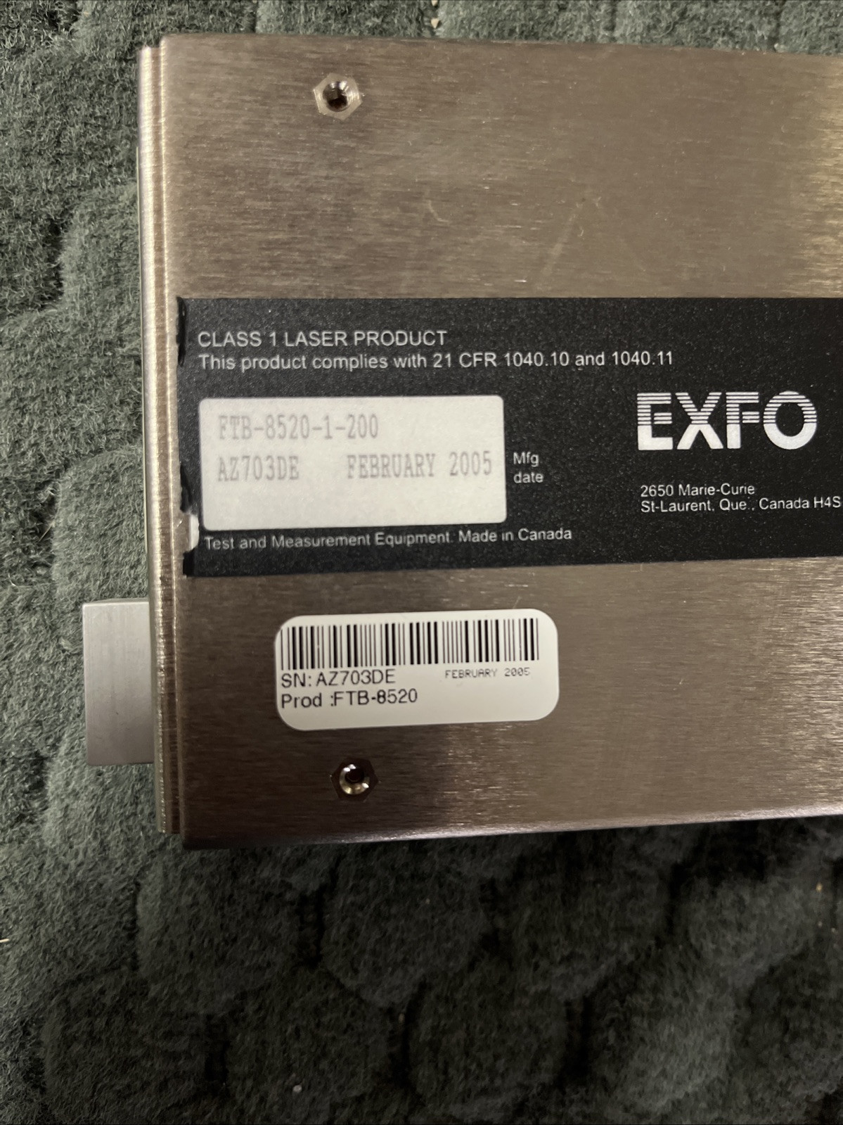 Exfo Packet Blazer SAN FTB-8520 FTB-8520-1-200