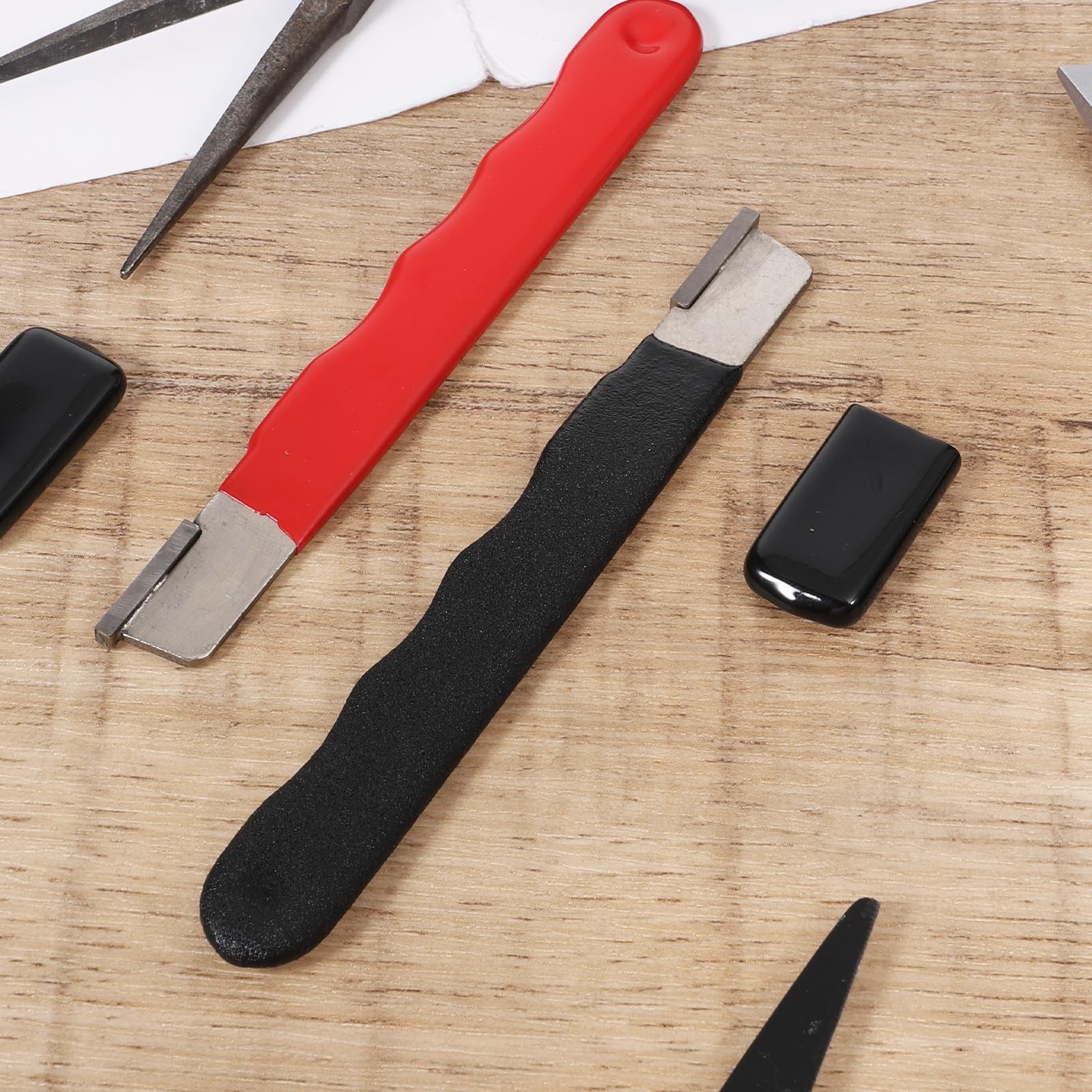 4 Pack Tungsten Carbide Knife Sharpener, Pruner & Garden Tool Sharpener, Pock...