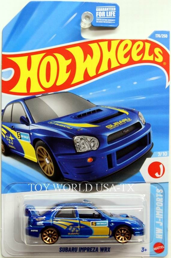2026 Hot Wheels #176 HW J-Imports Subaru Impreza WRX blue