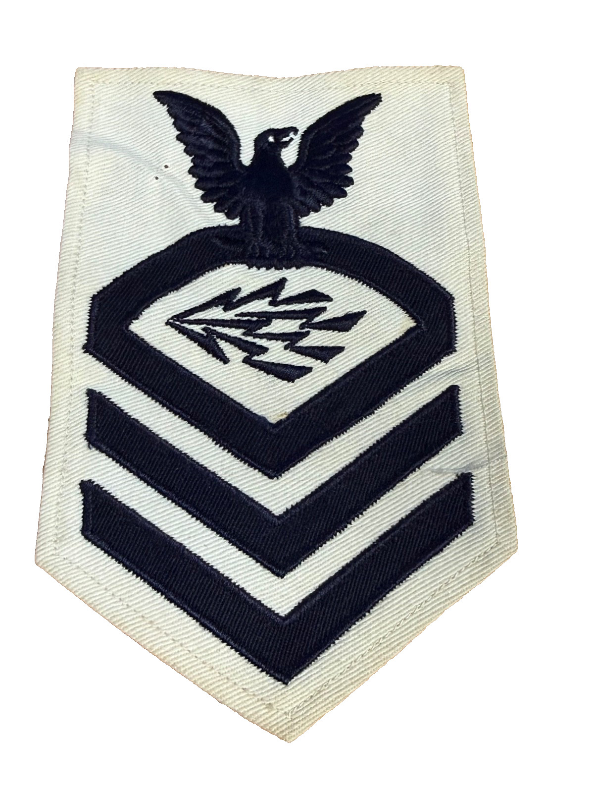 Pre1941 Left-Facing Eagle USN NAVY CHIEF RADIOMAN White Dress Rate