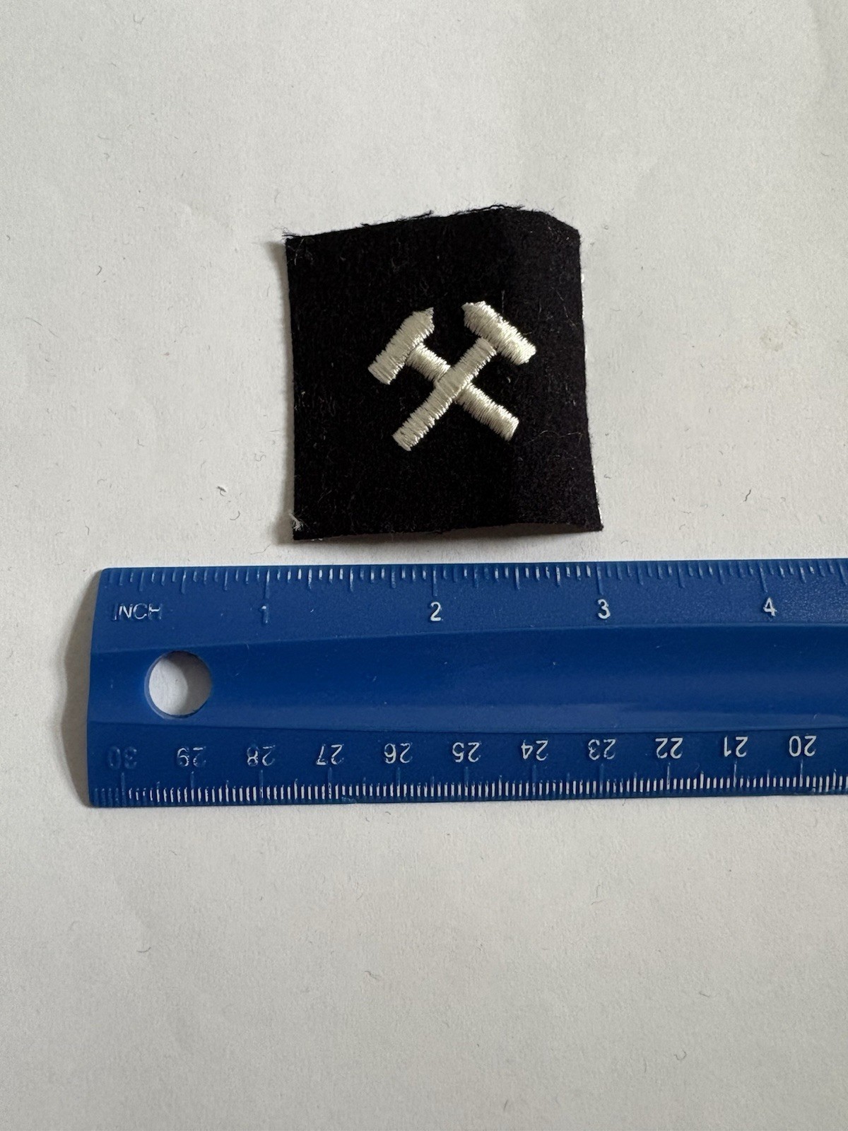 US Navy USN Shipfitter Black Job Rating Insignia Striker Patch INV12722