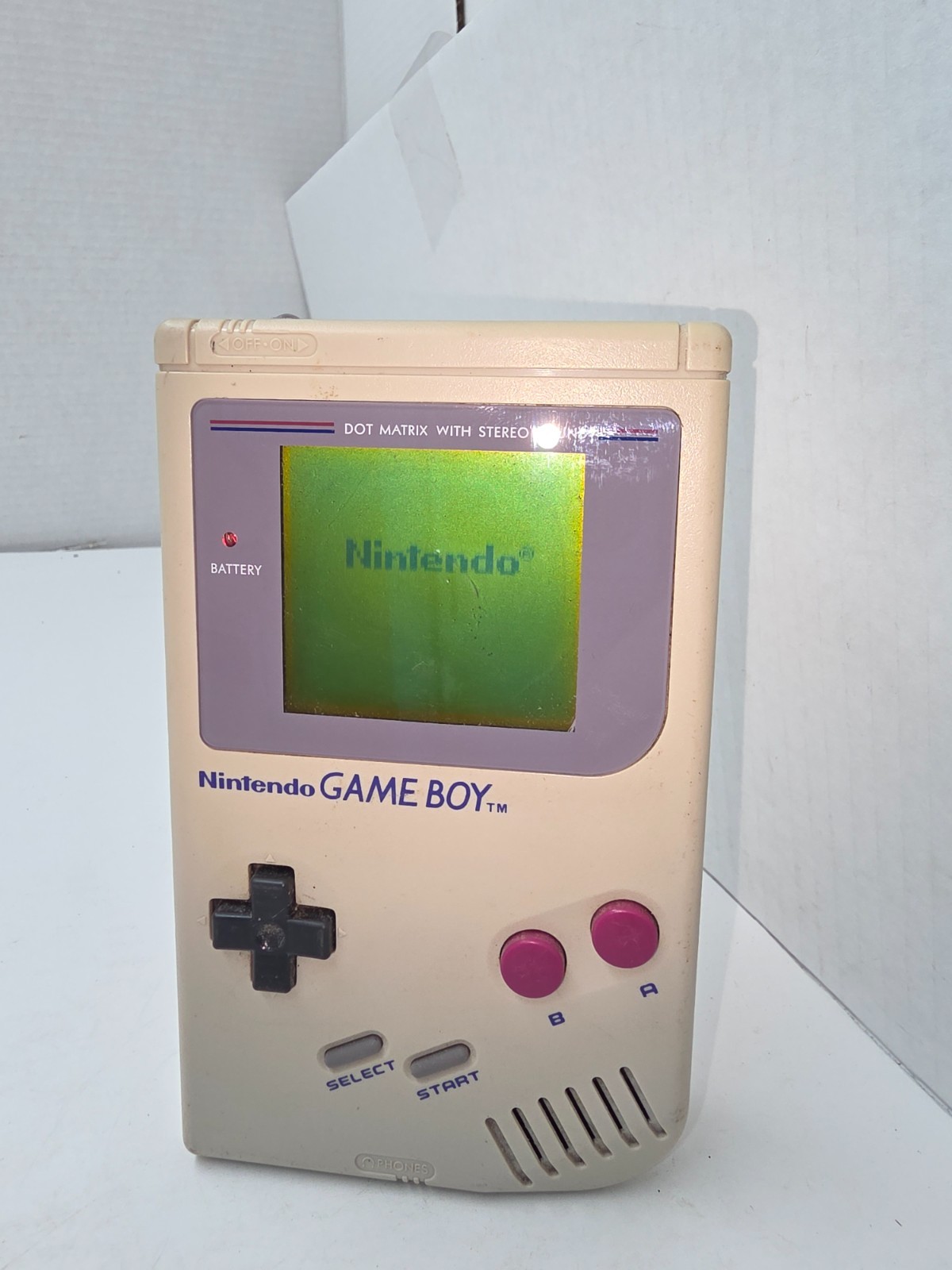 Tested and Working Good Sound Gameboy Original DMG-01 Gray Console #E21