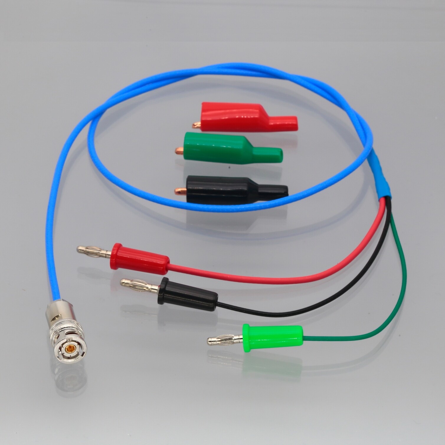 Triax 3-Lug TRB to 4mm Banana Alligator Clip Cable 2~9FT ​For Keithley 2600-ALG