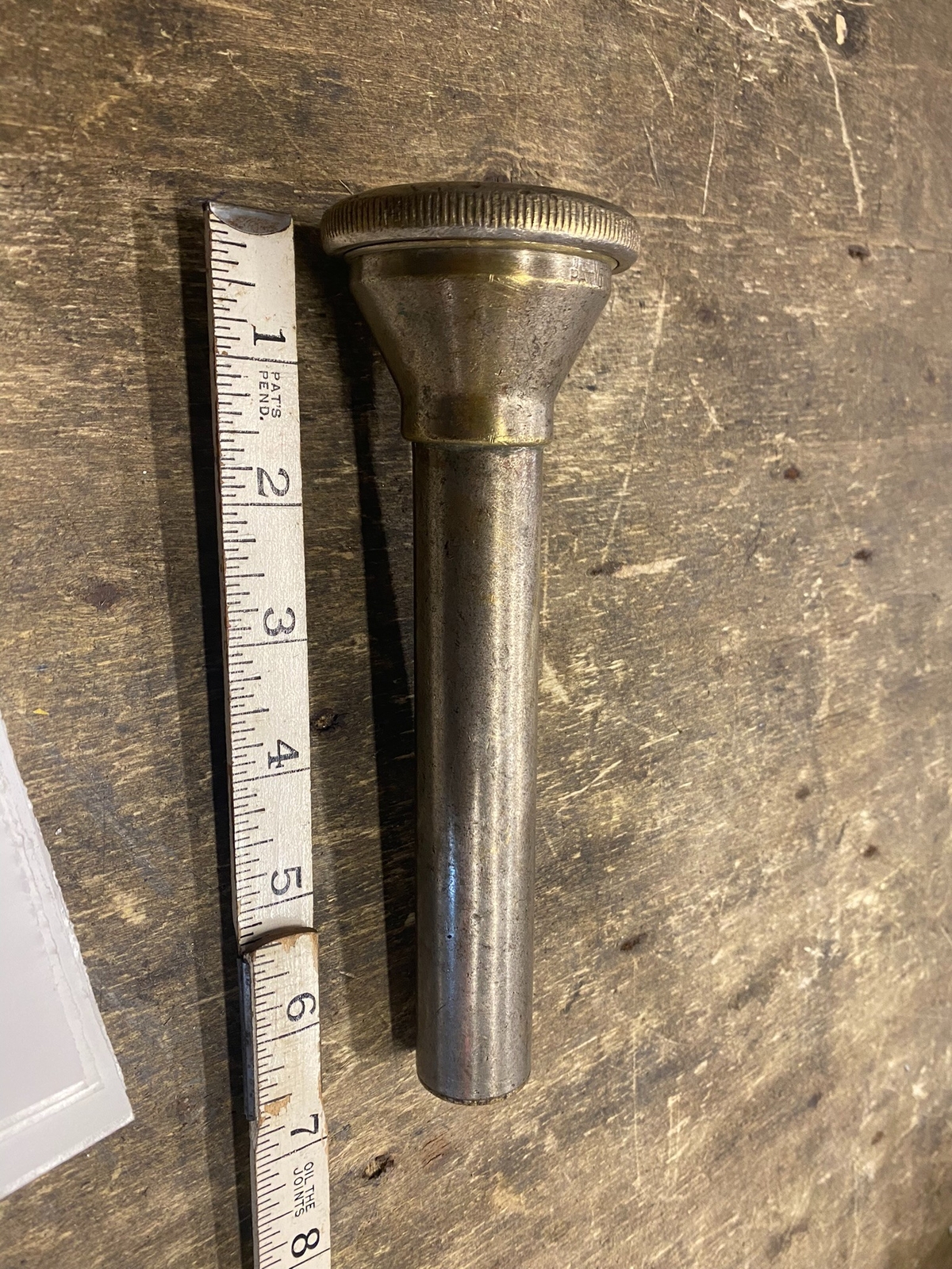 1911 Woverine Brass Works Faucet Reamer Tool Vtg Antique Plumbing USA Seating