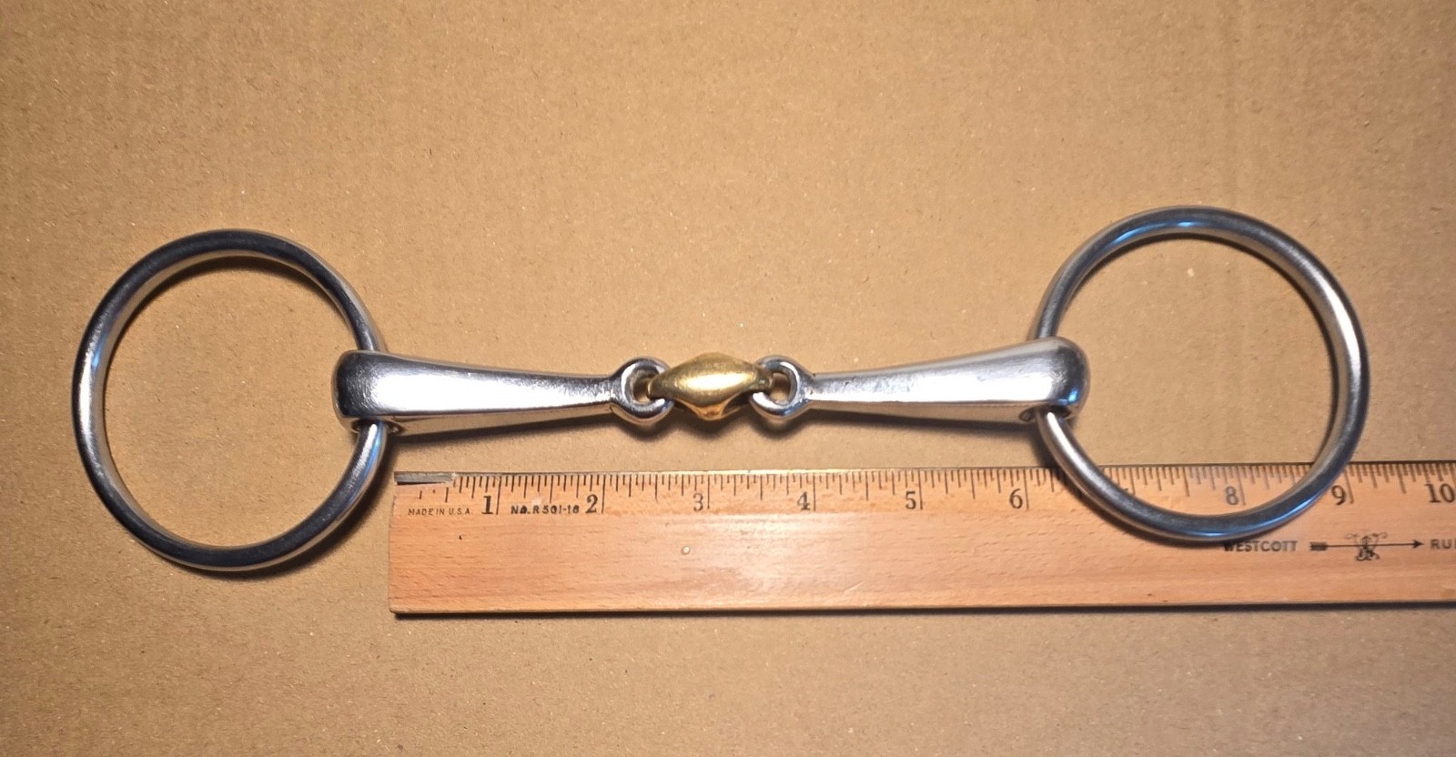 Stubben Steel Tec 2 In 1 Loose Ring Snaffle 5.75” EUC FREE SHIP