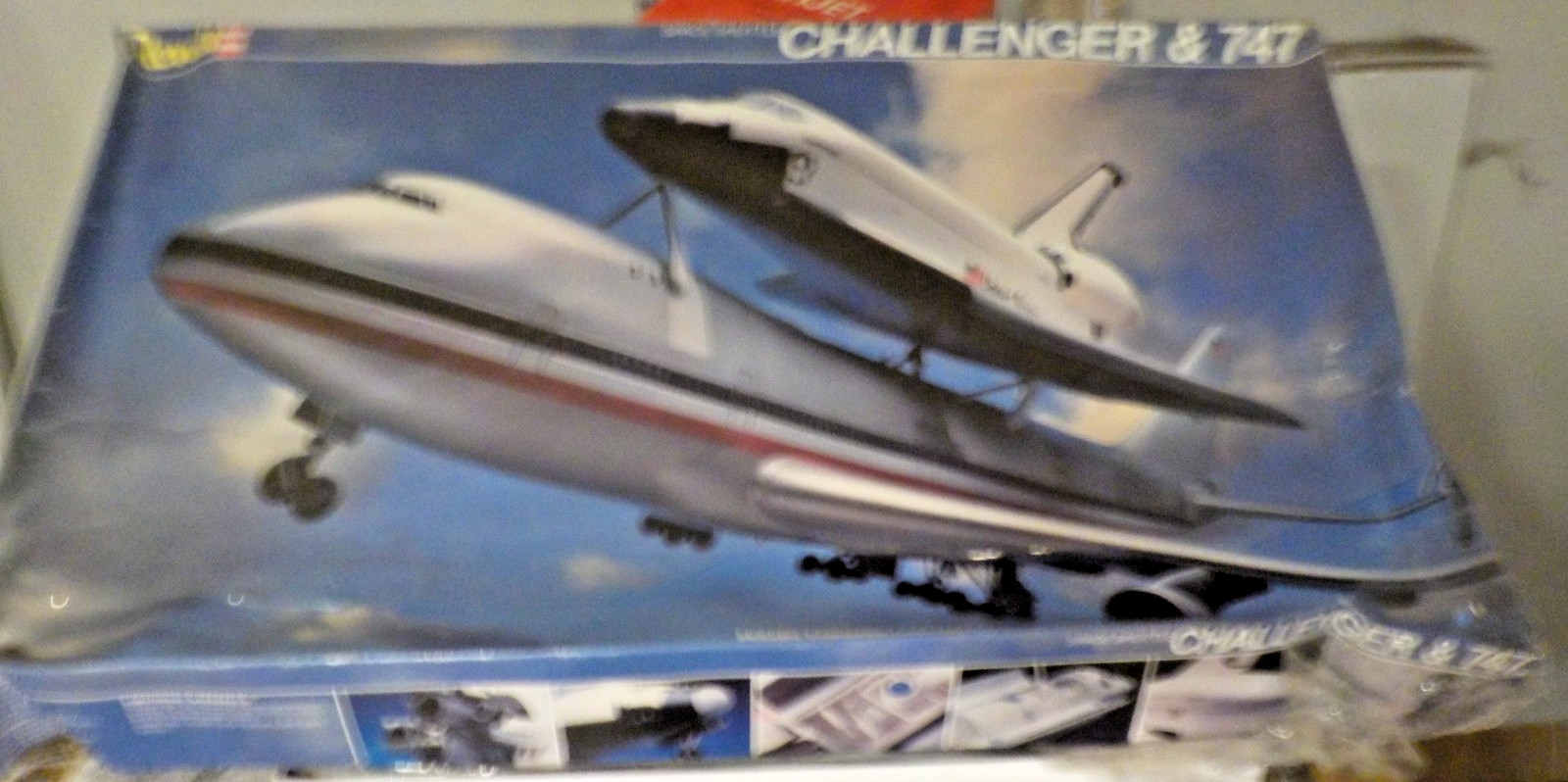 VINTAGE [1982] Revell 1/144 Space Shuttle Challenger & 747 + REPRODUCTION DECALS