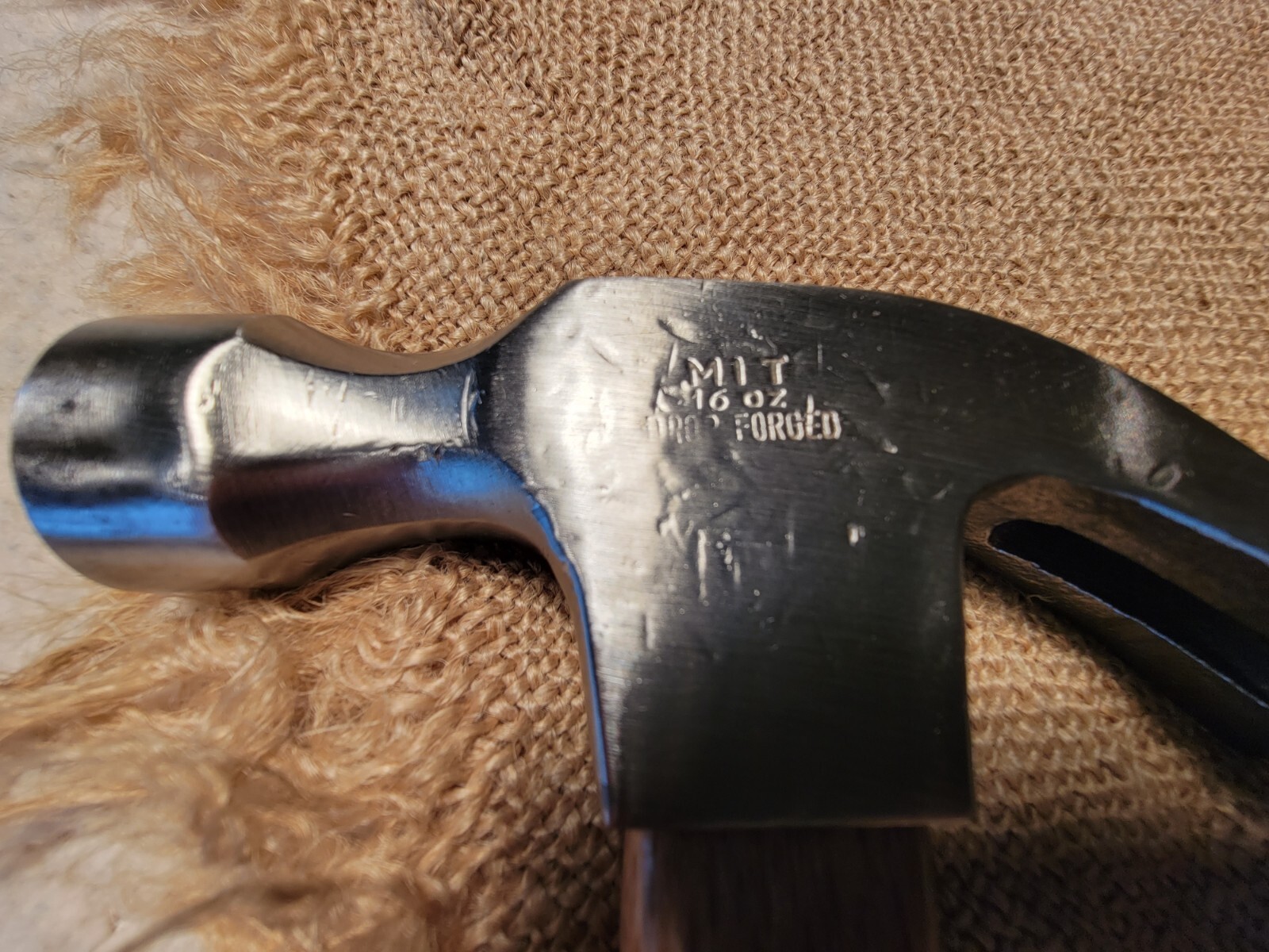 Vintage Antique MIT 16 oz claw hammer