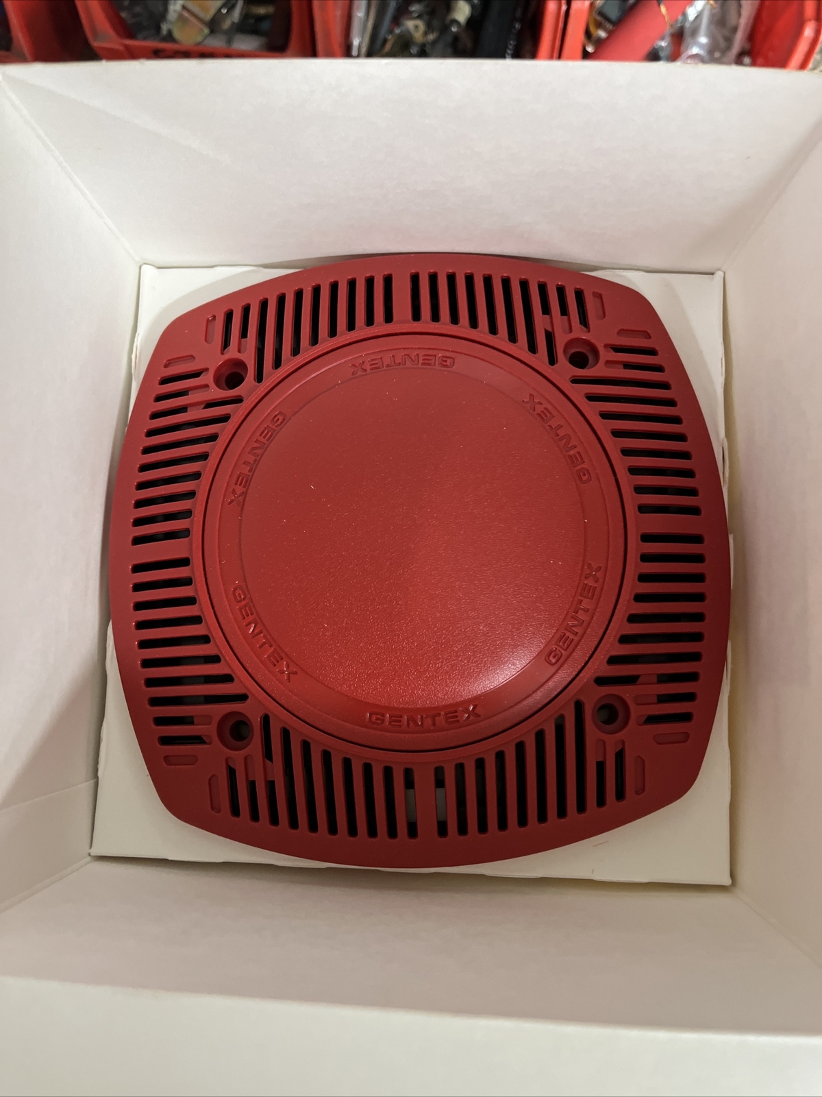 Gentex SSPKCLPR Ceiling Mount Speaker, Red, Brand New