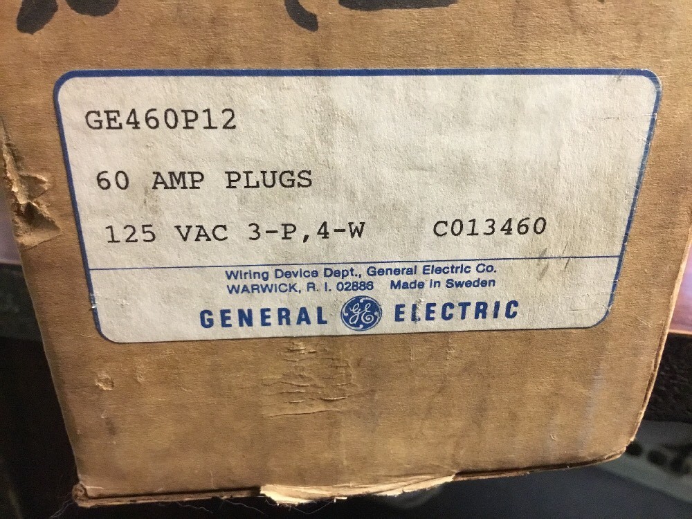 General Electirc Pin and Sleeve Plug GE460P12