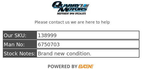 New BMW X5 E53 Front Left Passenger N/S Stabiliser Drop Link 6750703