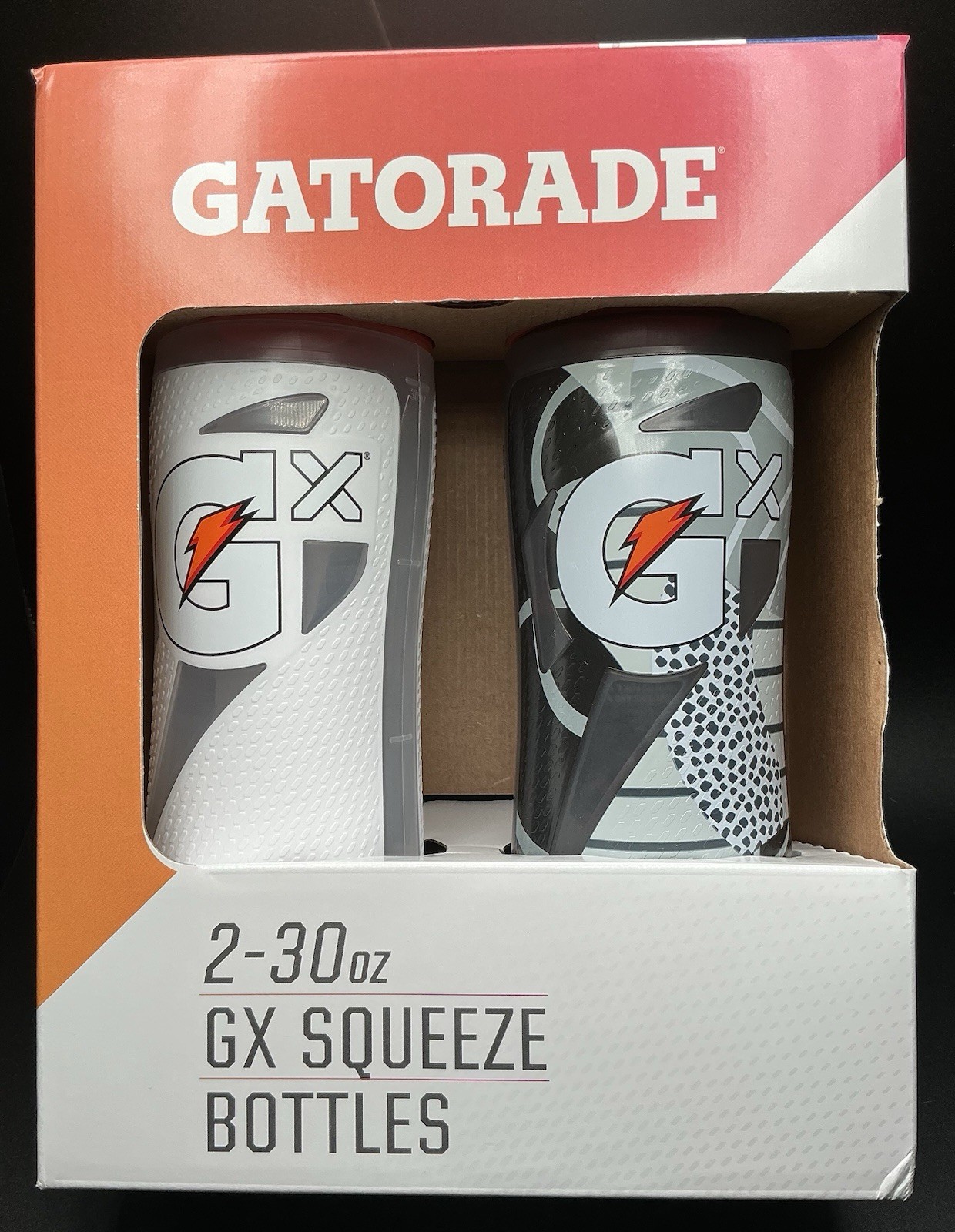 Gatorade GX Squeeze Bottles, 30 Oz - 2 pack BRAND NEW