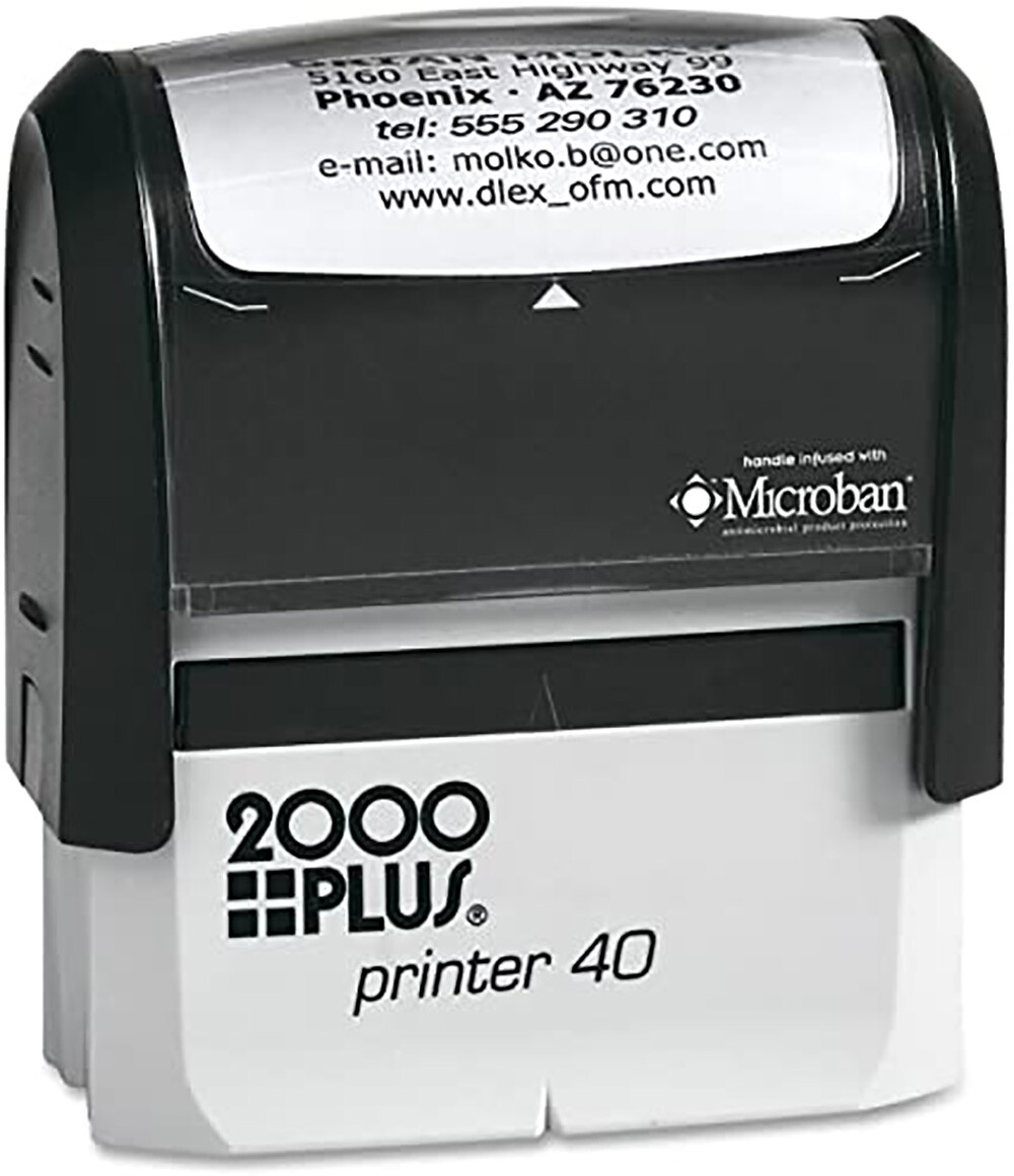 2000 Plus Printer 40 Replacement Ink Pad Black Ink