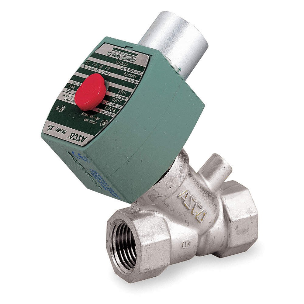 REDHAT 8210G015 Solenoid Valve,Brass,NC,Air,Inert Gas 4EKR8